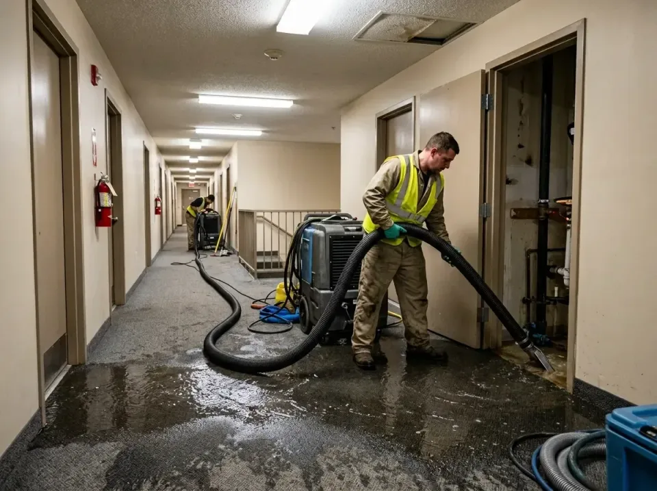multi-unit-apartment-hallway-f-005 — frequently asked questions, Emergency Burst Pipe Water Extraction & Removal in Ventnor…